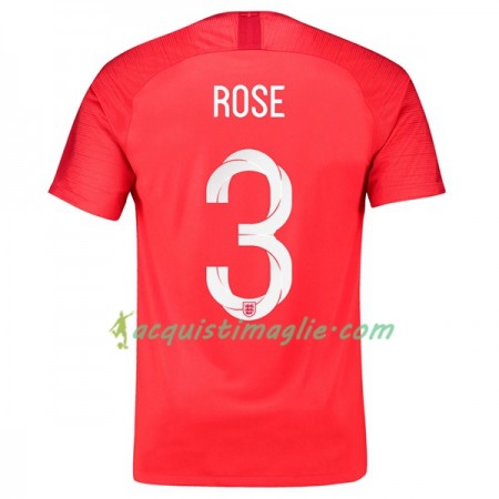 Divisa di Calcio Inghilterra Rose 3 Trasferta Mondiali 2018